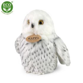 Plyšová sova sněžná 18 cm ECO-FRIENDLY RAPPA