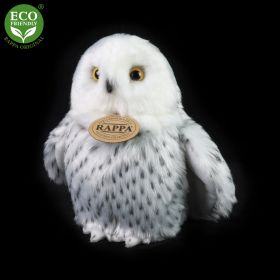 Plyšová sova sněžná 18 cm ECO-FRIENDLY RAPPA