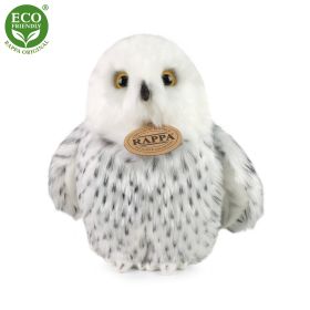 Plyšová sova sněžná 18 cm ECO-FRIENDLY