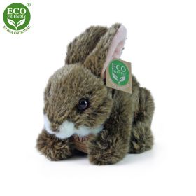 Plyšový králík hnědý ležící 17 cm ECO-FRIENDLY