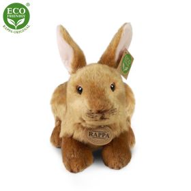 Plyšový králík hnědý ležící 23 cm ECO-FRIENDLY RAPPA