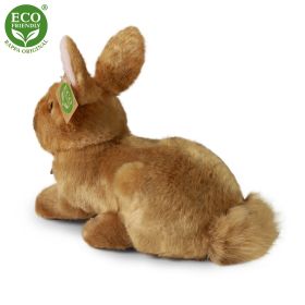 Plyšový králík hnědý ležící 23 cm ECO-FRIENDLY RAPPA