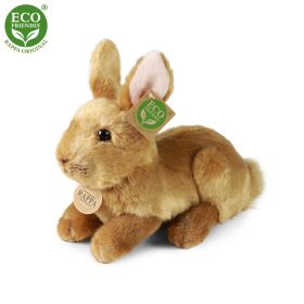 Plyšový králík hnědý ležící 23 cm ECO-FRIENDLY