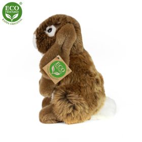 Plyšový králík hnědý stojící 18 cm ECO-FRIENDLY RAPPA