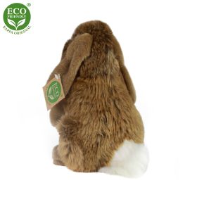 Plyšový králík hnědý stojící 18 cm ECO-FRIENDLY RAPPA