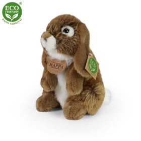 Plyšový králík hnědý stojící 18 cm ECO-FRIENDLY