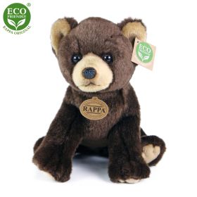 Plyšový medvěd sedící 25 cm ECO-FRIENDLY RAPPA