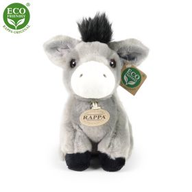 Plyšový osel sedící 18 cm ECO-FRIENDLY RAPPA