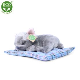 Plyšový pes francouzský buldoček ležící 23 cm ECO-FRIENDLY RAPPA