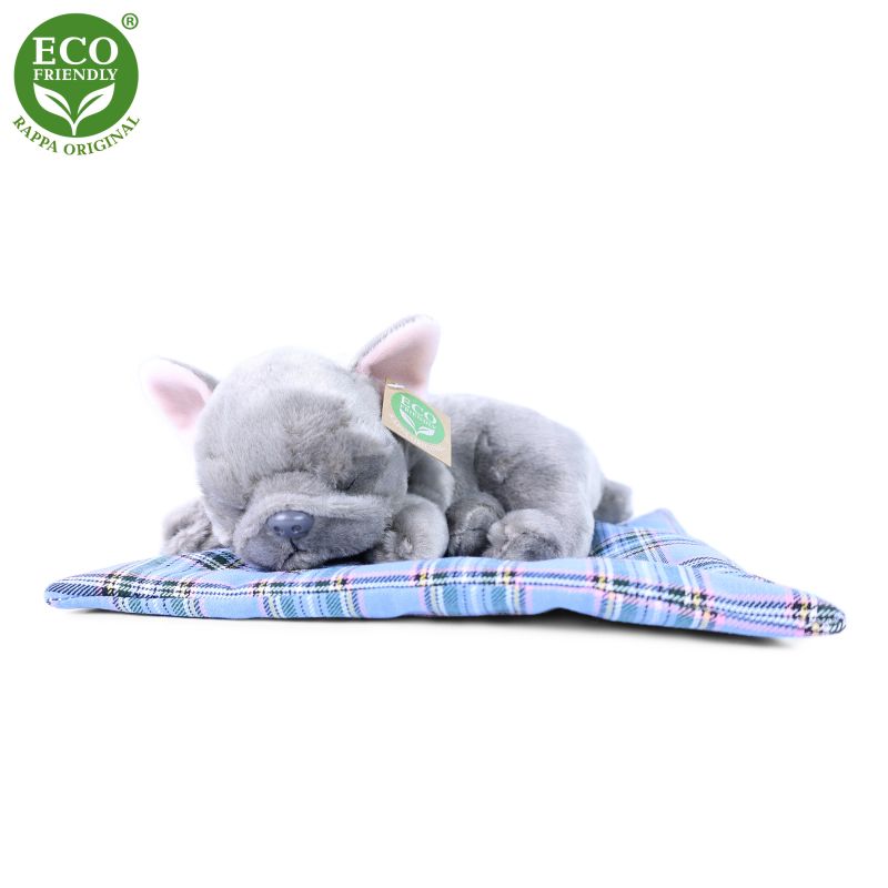 Plyšový pes francouzský buldoček ležící 23 cm ECO-FRIENDLY RAPPA