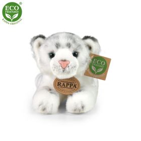 Plyšový tygr bílý ležící 17 cm ECO-FRIENDLY RAPPA