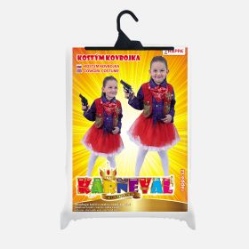 Dětský kostým kovbojka (S) RAPPA