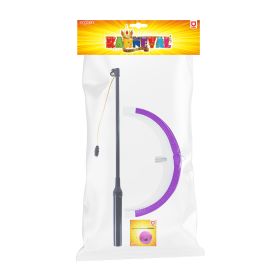 Lampion Halloween pavouk 25 cm se svítící hůlkou 40 cm RAPPA