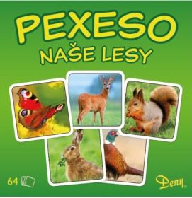 Pexeso Naše lesy v krabičce RAPPA