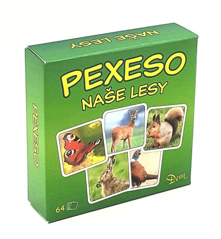 Pexeso Naše lesy v krabičce RAPPA