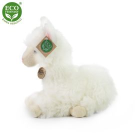 Plyšová lama ležící 23 cm ECO-FRIENDLY RAPPA