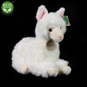 Plyšová lama ležící 23 cm ECO-FRIENDLY RAPPA
