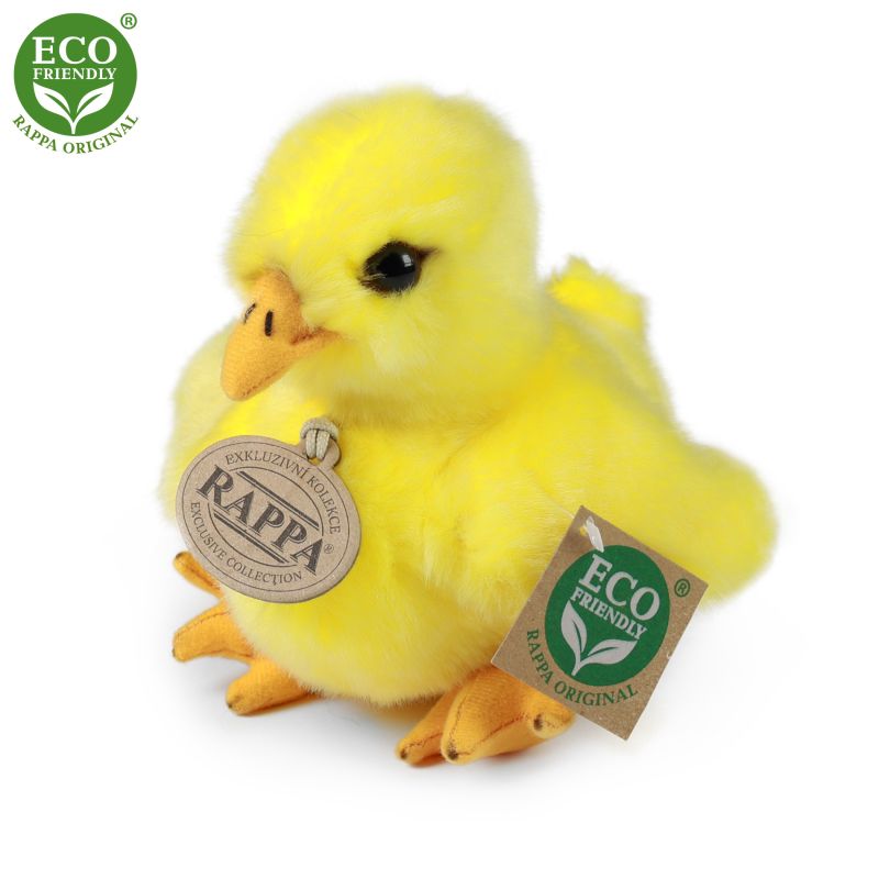 Plyšové kuře stojící 14 cm ECO-FRIENDLY RAPPA