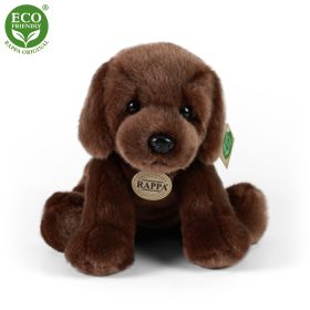 Plyšový pes labrador sedící 26 cm ECO-FRIENDLY RAPPA