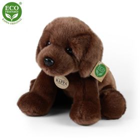 Plyšový pes labrador sedící 26 cm ECO-FRIENDLY