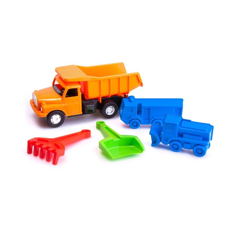 Set pískový Tatra 148 oranžová 5ks DINO Toys