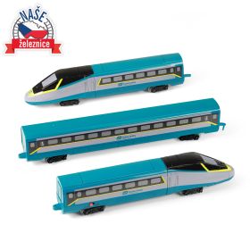 Vlak České dráhy SC Pendolino se zvukem a světlem RAPPA