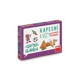 Hra Kapesní kvíz Junior - Chytrá hlavička DINO Toys