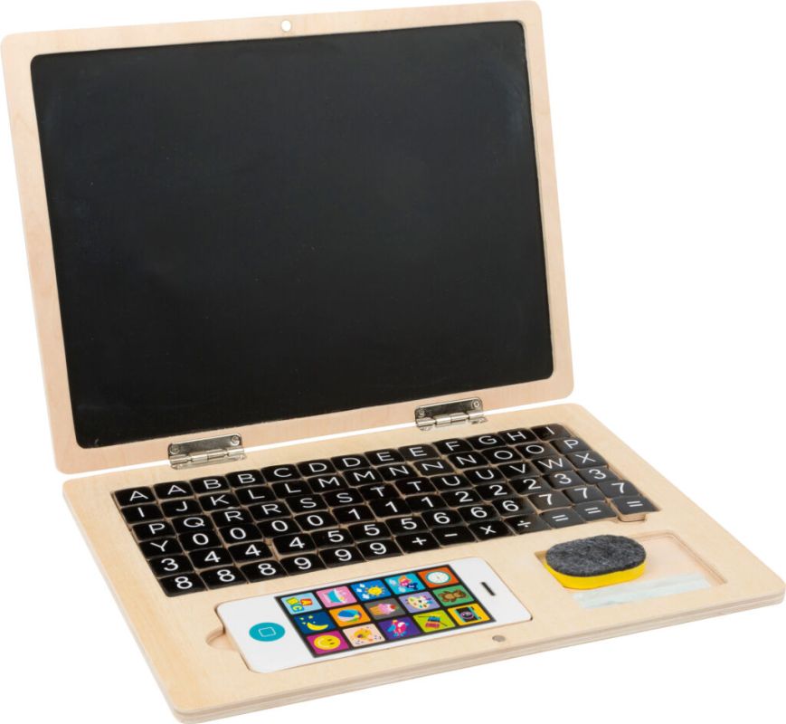 Small Foot Dřevěný notebook magnetický RAPPA