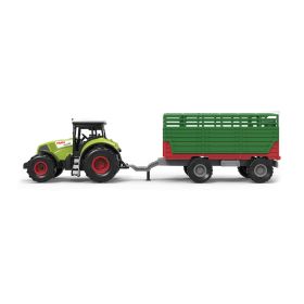 Traktor plastový se zvukem a světlem s vlečkou na seno RAPPA
