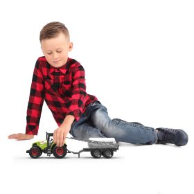 Traktor plastový se zvukem a světlem s vlečkou na postřik RAPPA