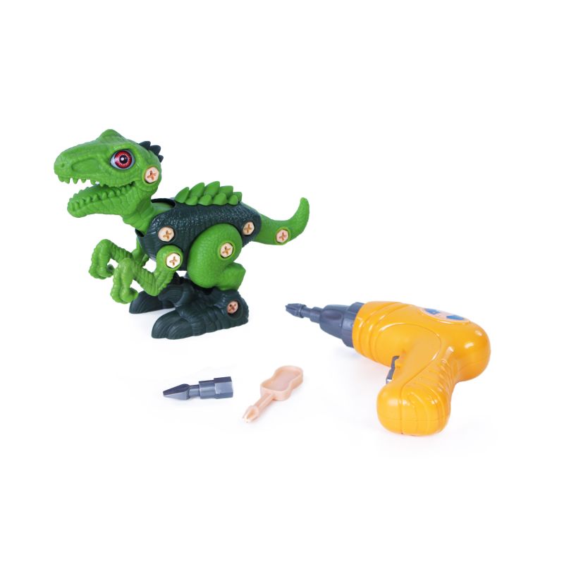 Dinosaurus šroubovací Velociraptor se šroubovákem na baterie RAPPA