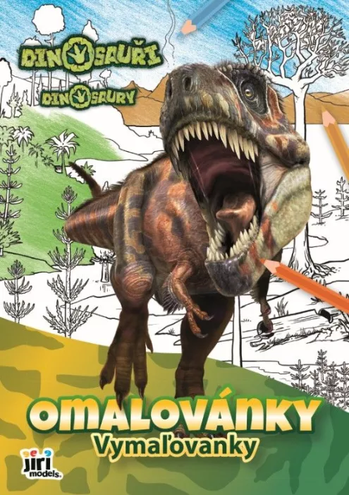 Omalovánka A4 Dinosauři Jiri Models