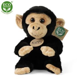 Plyšová opice šimpanz sedící 18 cm ECO-FRIENDLY RAPPA