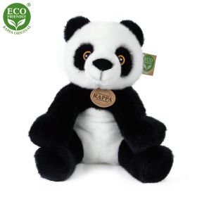 Plyšová panda sedící 27 cm ECO-FRIENDLY RAPPA