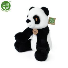 Plyšová panda sedící 27 cm ECO-FRIENDLY RAPPA