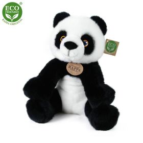 Plyšová panda sedící 27 cm ECO-FRIENDLY