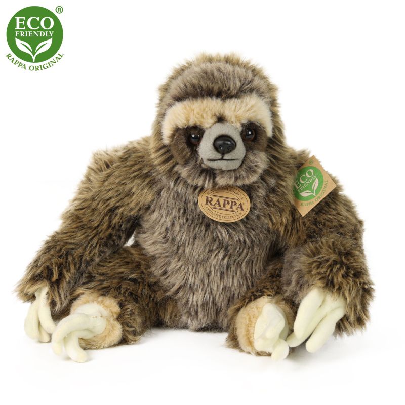 Plyšový lenochod sedící 25 cm ECO-FRIENDLY RAPPA