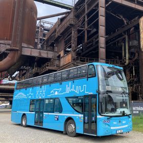 Dvoupatrový autobus doubledecker DPO Ostrava 20 cm RAPPA