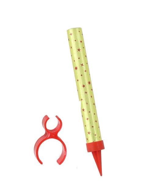 Fontána párty zlatá s držákem na láhev 35 sek 12cm RAPPA