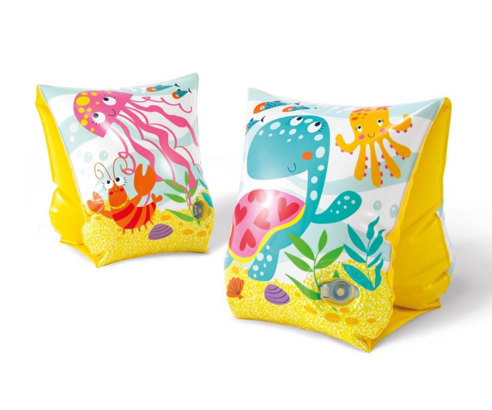 Nafukovací rukávky mořský svět 15x23 cm 3-6 let Intex
