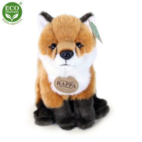 Plyšová liška sedící 21 cm ECO-FRIENDLY RAPPA