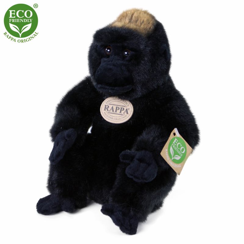 Plyšová opice gorila sedící 23 cm ECO-FRIENDLY RAPPA