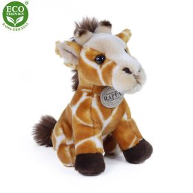 Plyšová žirafa sedící 18 cm ECO-FRIENDLY RAPPA