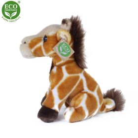 Plyšová žirafa sedící 18 cm ECO-FRIENDLY RAPPA