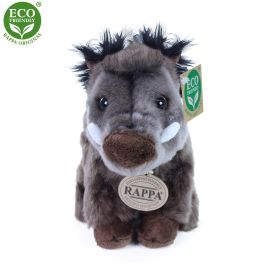 Plyšové prase divoké sedící 18 cm ECO-FRIENDLY RAPPA