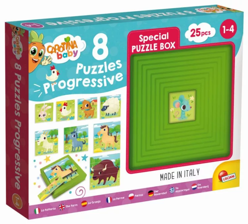 CAROTINA BABY 8 PUZZLE - Farma MPK Toys