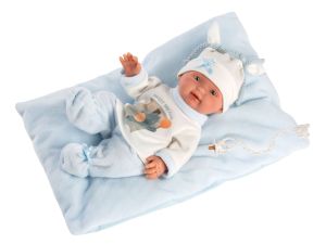 Llorens 26311 NEW BORN CHLAPEČEK - realistická panenka miminko - 26 cm RAPPA