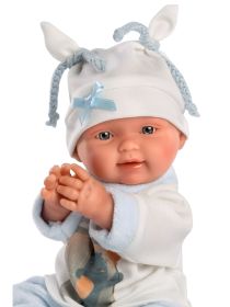 Llorens 26311 NEW BORN CHLAPEČEK - realistická panenka miminko - 26 cm RAPPA