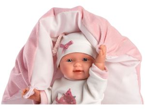 Llorens 26312 NEW BORN HOLČIČKA - realistická panenka miminko - 26 cm RAPPA