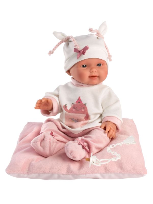 Llorens 26312 NEW BORN HOLČIČKA - realistická panenka miminko - 26 cm RAPPA